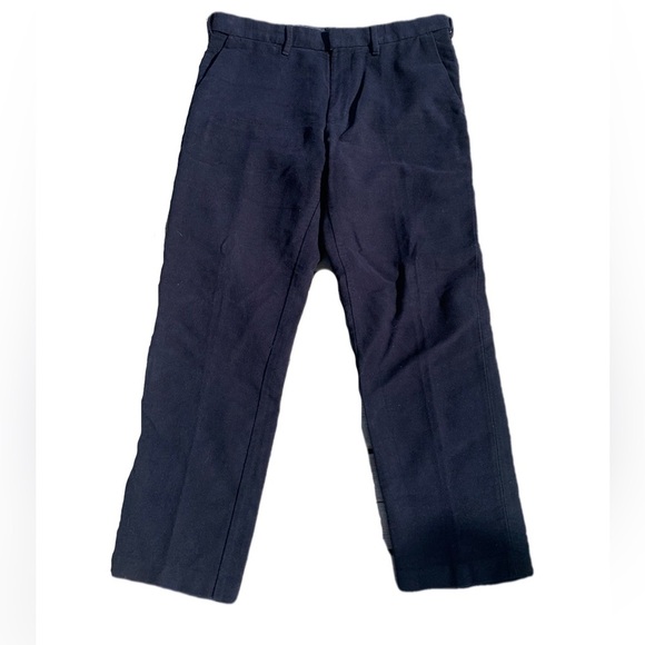M&S Men’s Navy Dress Pants Size 36x29 Regular Fit - Picture 1 of 7